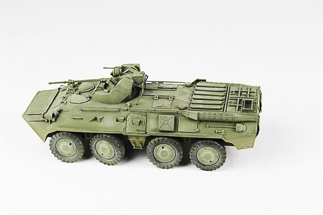 QD224 1/35 BTR-80A, Zvezda, Sergilemeye Hazır Plastik Tank Modeli