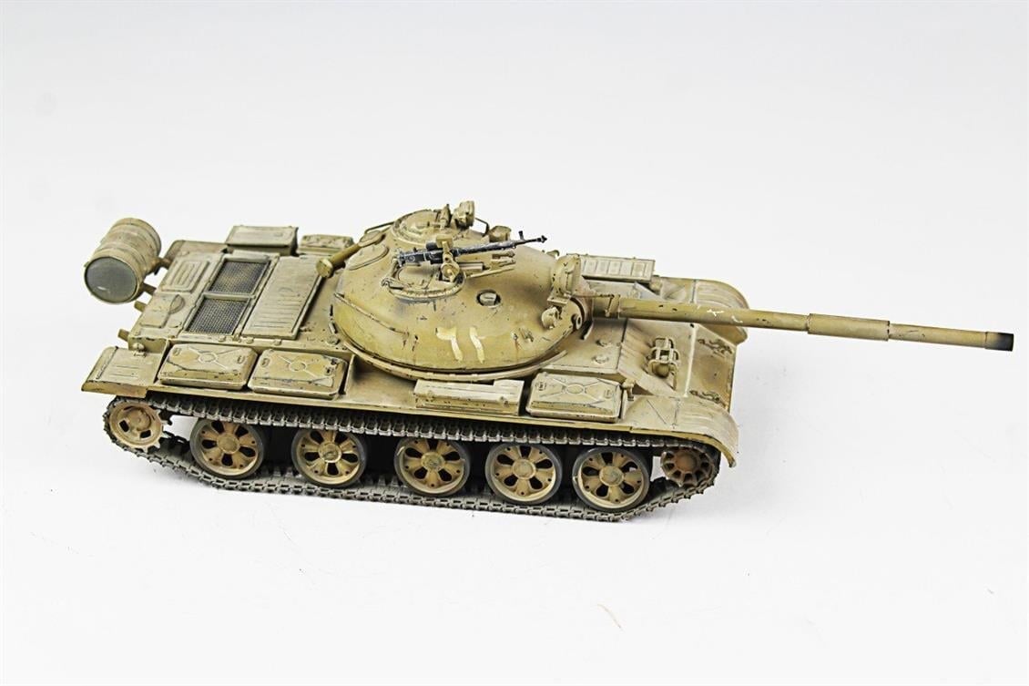 QD228 1/35 T-55, Italeri, Sergilemeye Hazır Plastik Tank Modeli