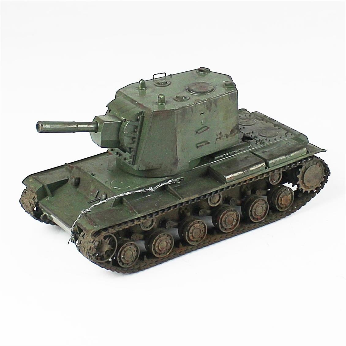 QD234 1/35 KV-2, Tamiya, Sergilemeye Hazır Plastik Tank Modeli