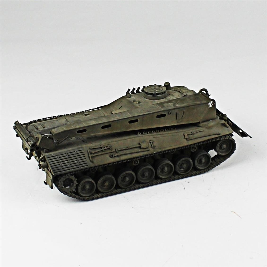 QD236 1/35 Bergepanzer II, Scratch,  Sergilemeye Hazır Plastik Tank Modeli