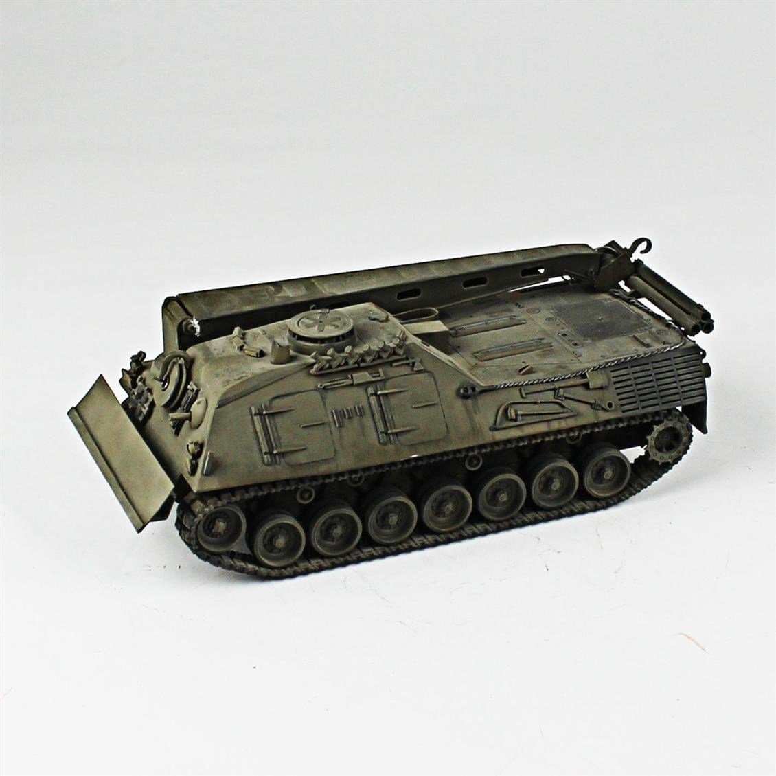 QD236 1/35 Bergepanzer II, Scratch,  Sergilemeye Hazır Plastik Tank Modeli