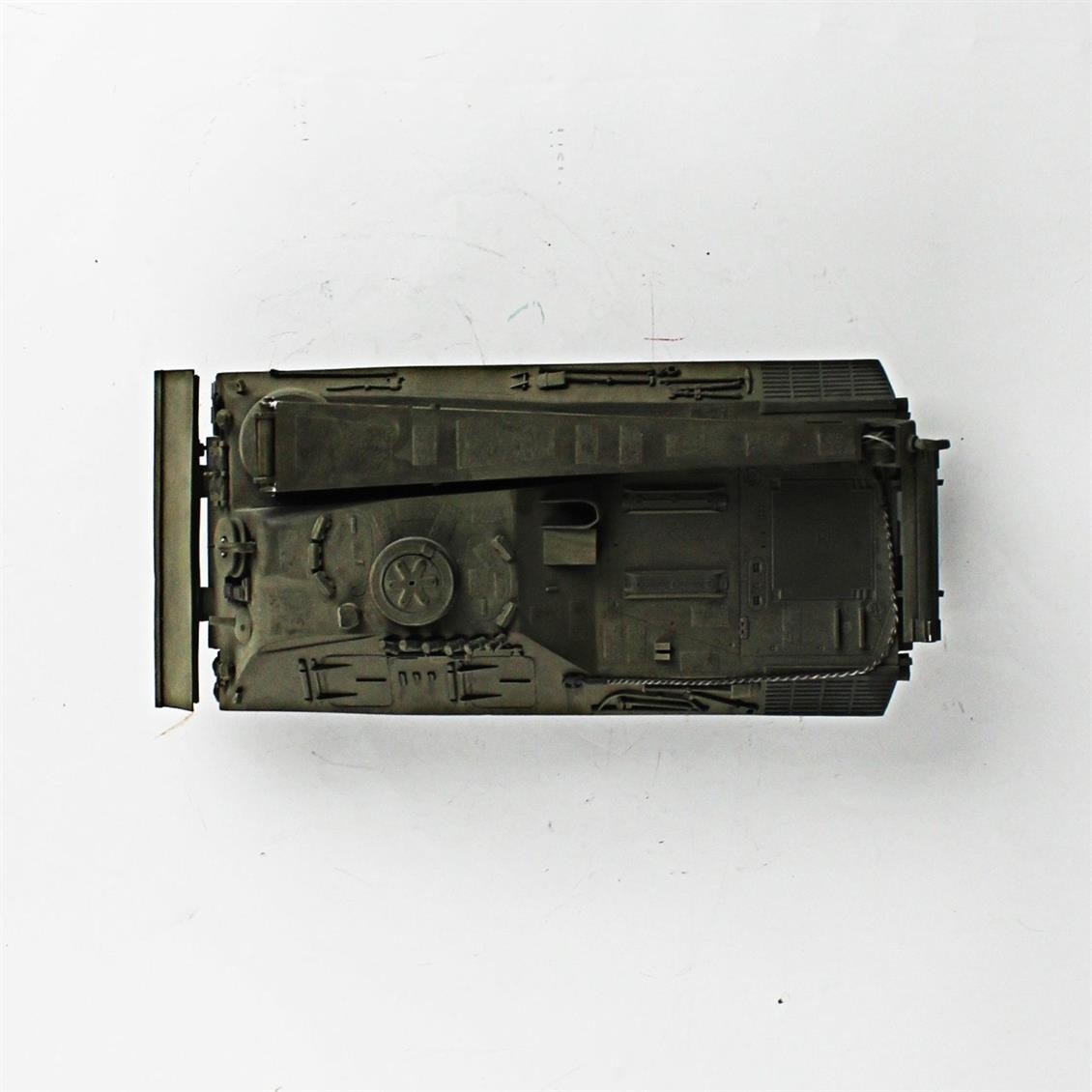 QD236 1/35 Ölçek, Bergepanzer II, Scratch, Sergilemeye Hazır Plastik Tank Maketi