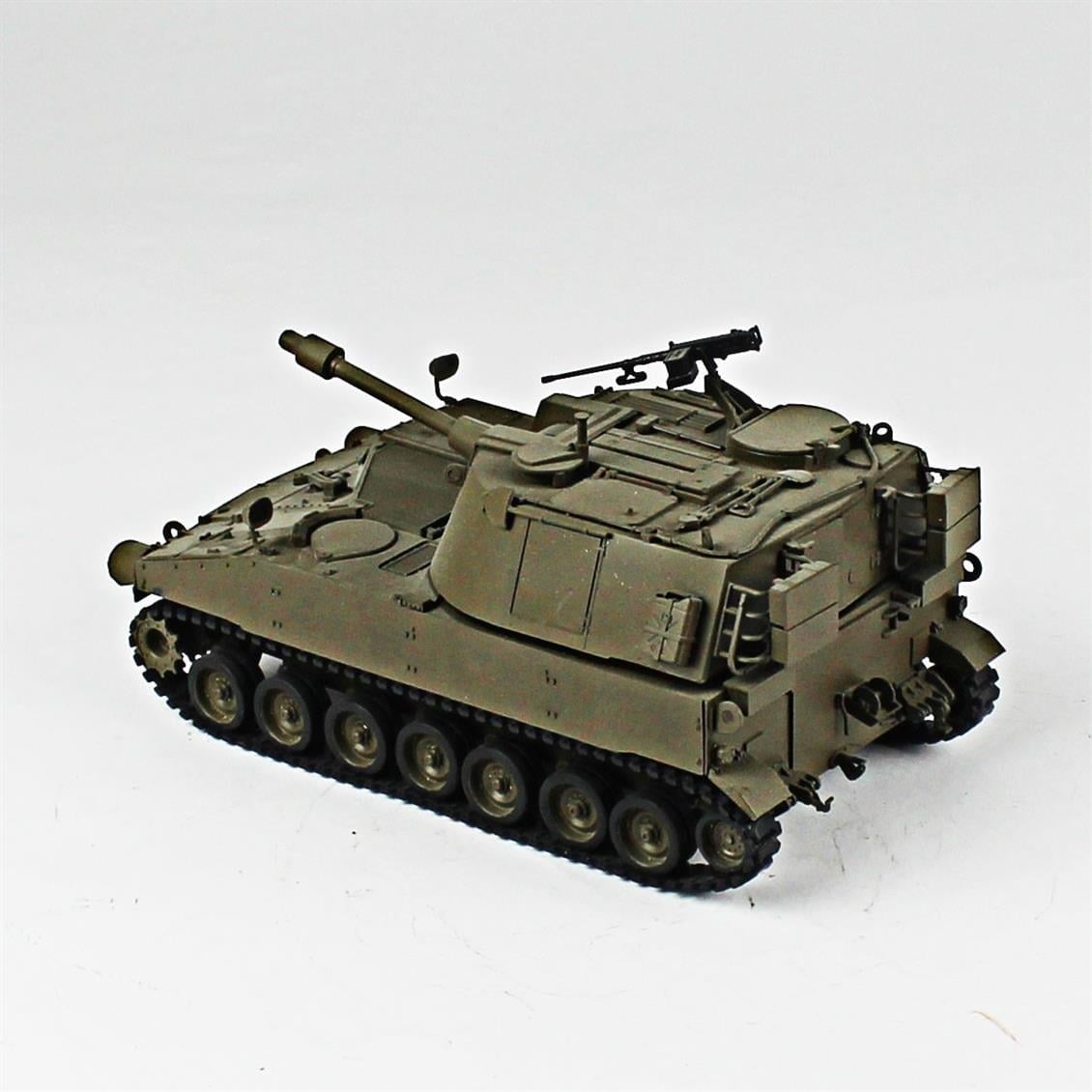 QD238 1/35 M108, AFV Club, Sergilemeye Hazır Plastik Tank Modeli