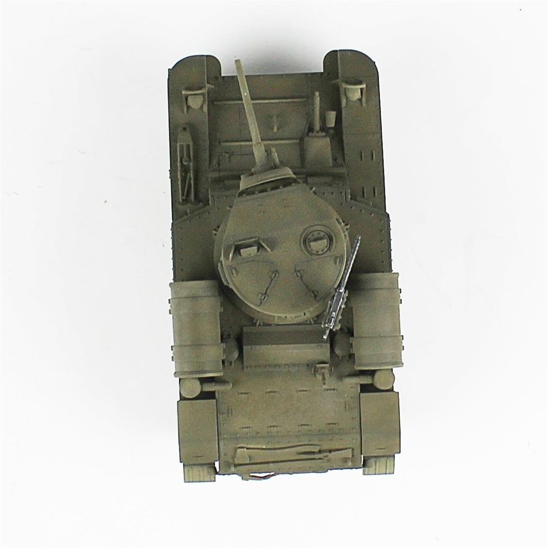 QD240 1/35 M3A1 Stuart, Italeri, Sergilemeye Hazır Plastik Tank Modeli