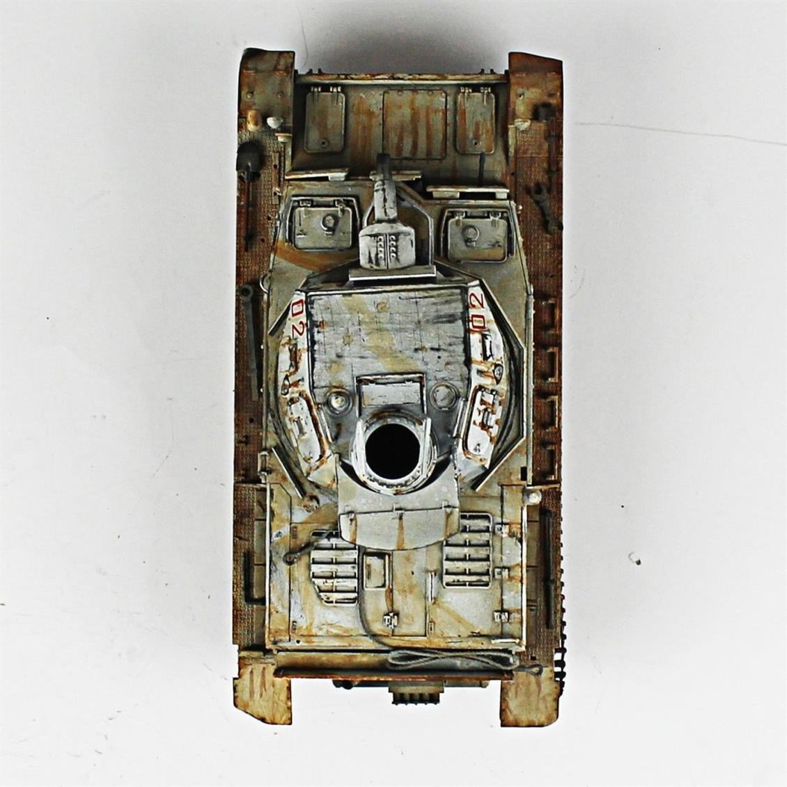 QD245 1/35 Panzer IV Ausf D, Tamiya, Sergilemeye Hazır Plastik Tank Modeli