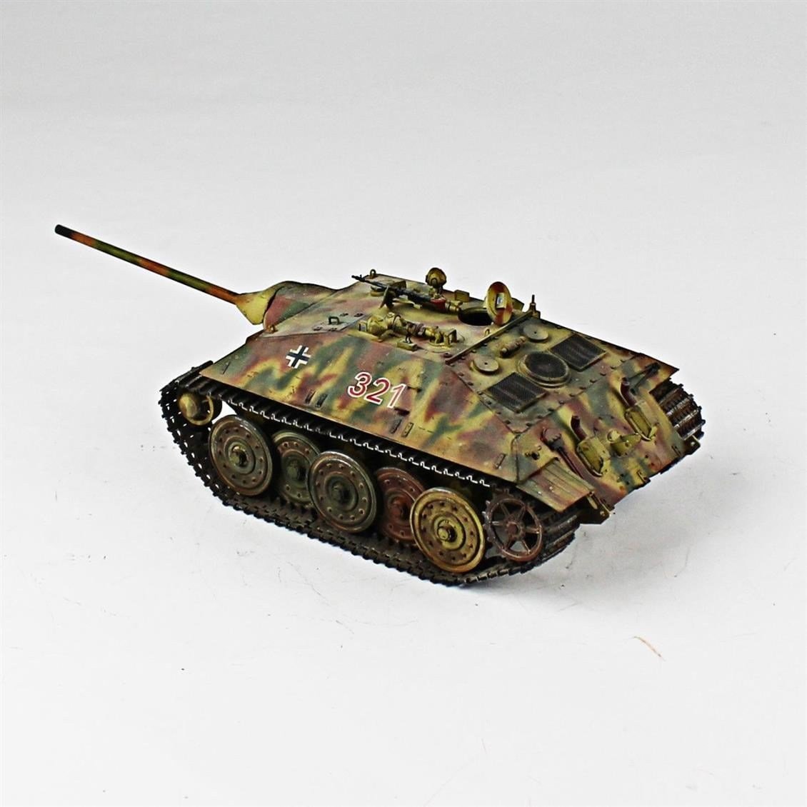 QD246 1/35 Hetzer, Tamiya, Sergilemeye Hazır Plastik Tank Modeli