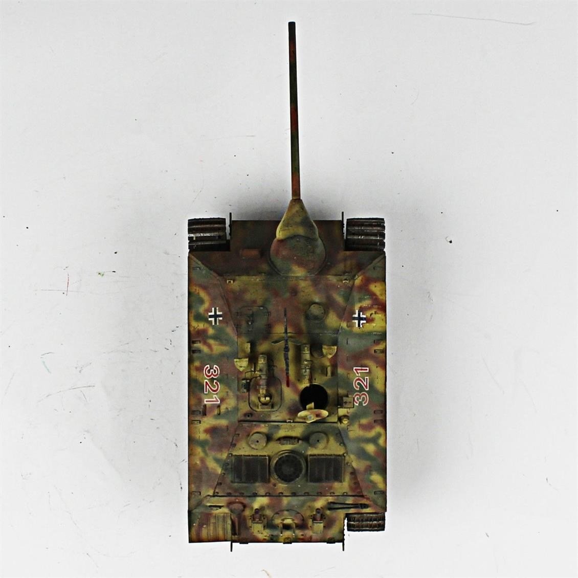 QD246 1/35 Hetzer, Tamiya, Sergilemeye Hazır Plastik Tank Modeli