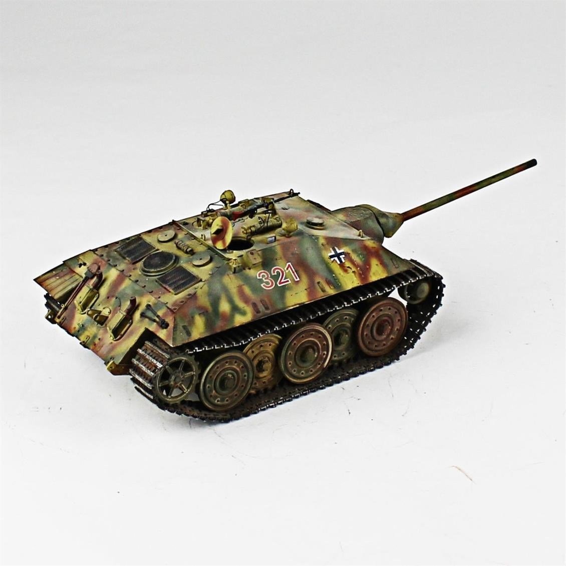 QD246 1/35 Hetzer, Tamiya, Sergilemeye Hazır Plastik Tank Modeli
