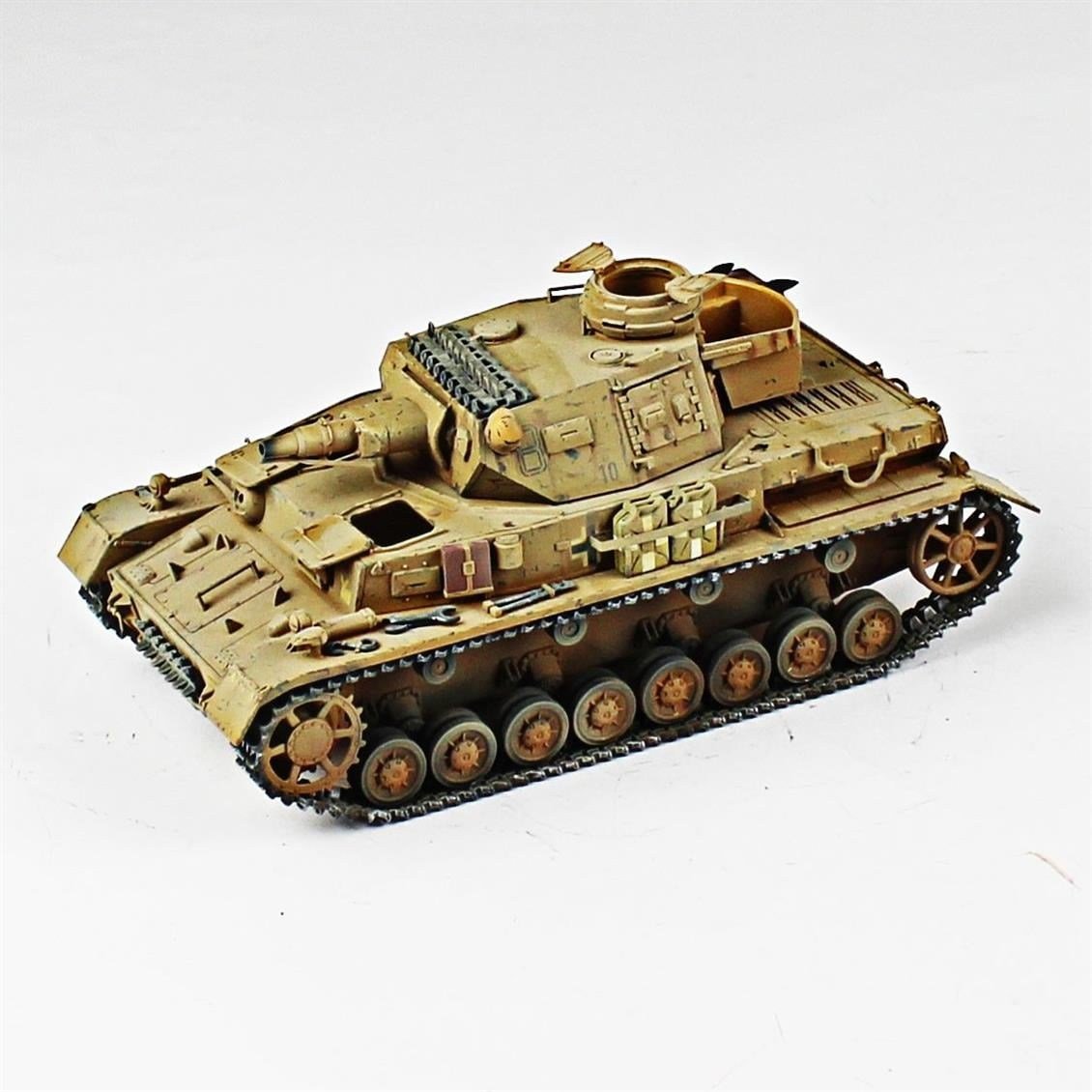 QD250 1/35 Panzer IV Ausf D, Tamiya, Sergilemeye Hazır Plastik Tank Modeli