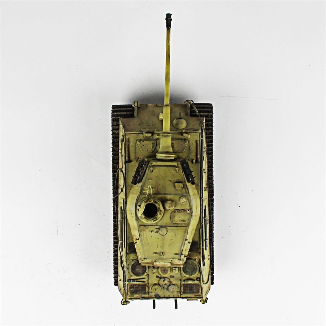 QD252 1/35 King Tiger, Tamiya, Sergilemeye Hazır Plastik Tank Modeli