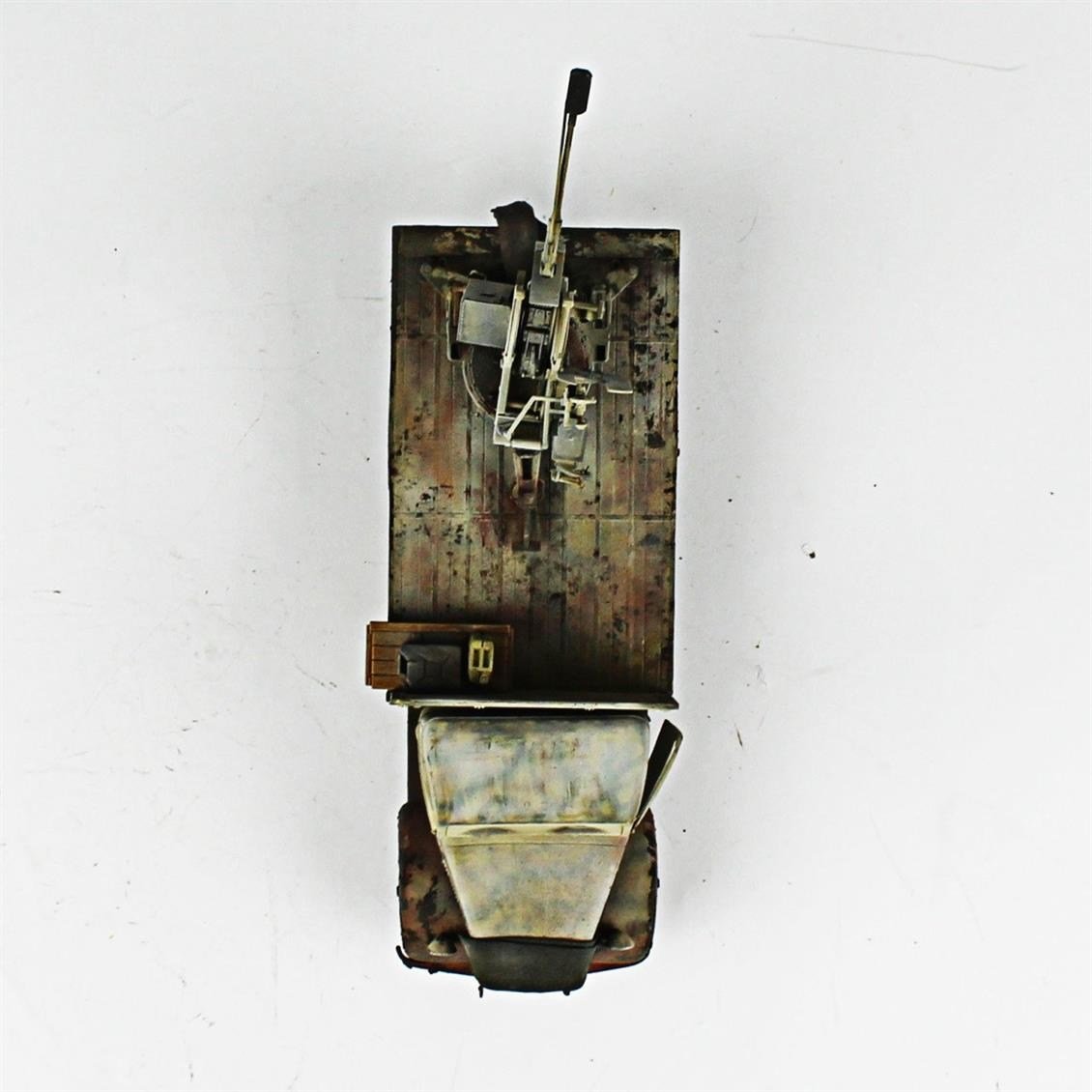 QD253 1/35 Opel Blitz + 37 Flak, Tamiya, Sergilemeye Hazır Plastik Tank Modeli