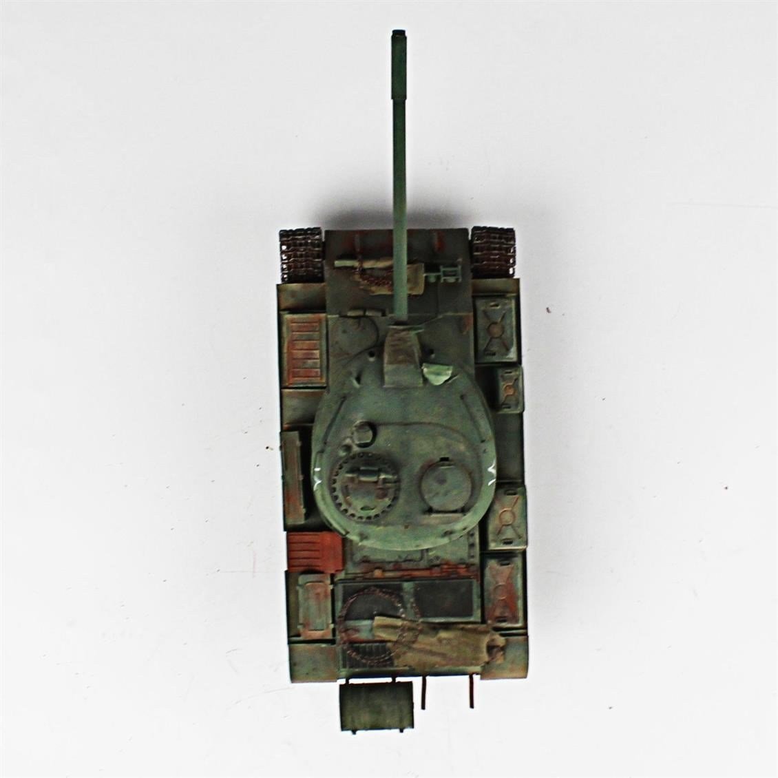 QD258 1/35 T-55A, Tamiya, Sergilemeye Hazır Plastik Tank Modeli