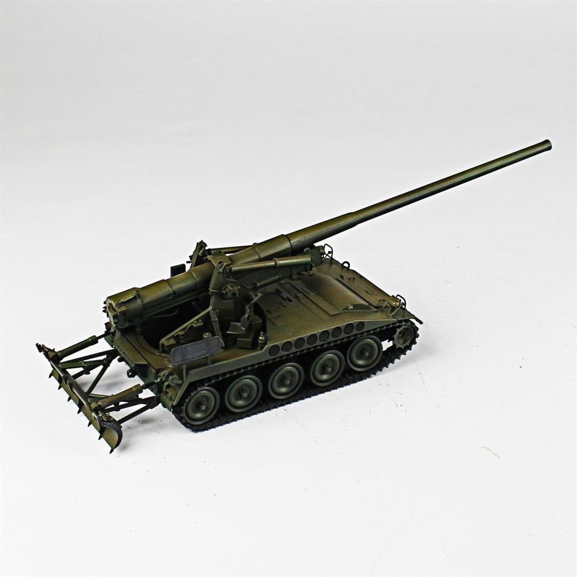 QD263 1/35 M107 175 mm. KMS, Italeri, Sergilemeye Hazır Plastik Tank Modeli