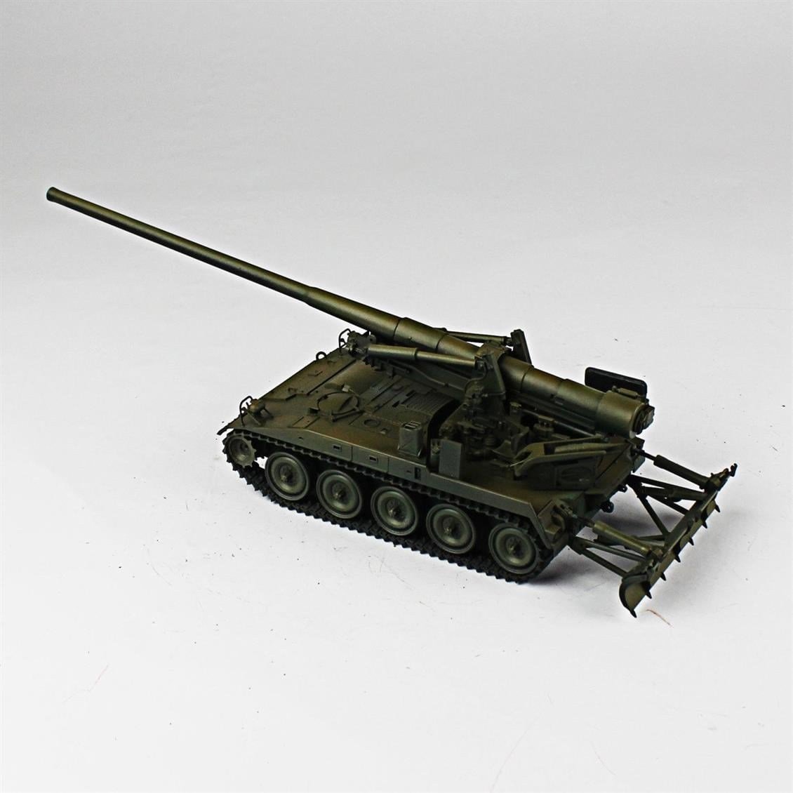 QD263 1/35 M107 175 mm. KMS, Italeri, Sergilemeye Hazır Plastik Tank Modeli