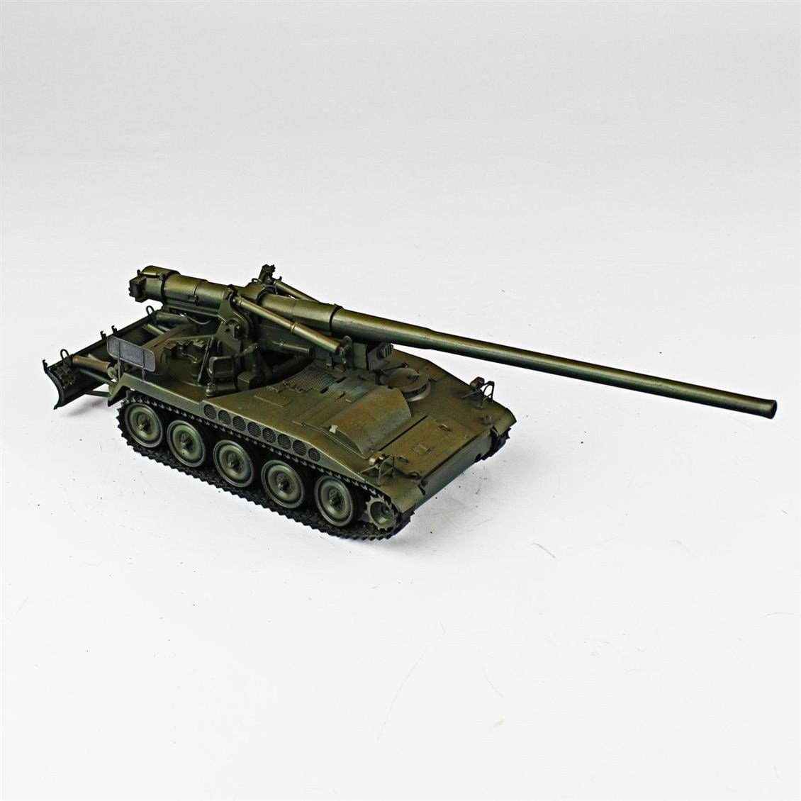 QD263 1/35 M107 175 mm. KMS, Italeri, Sergilemeye Hazır Plastik Tank Modeli