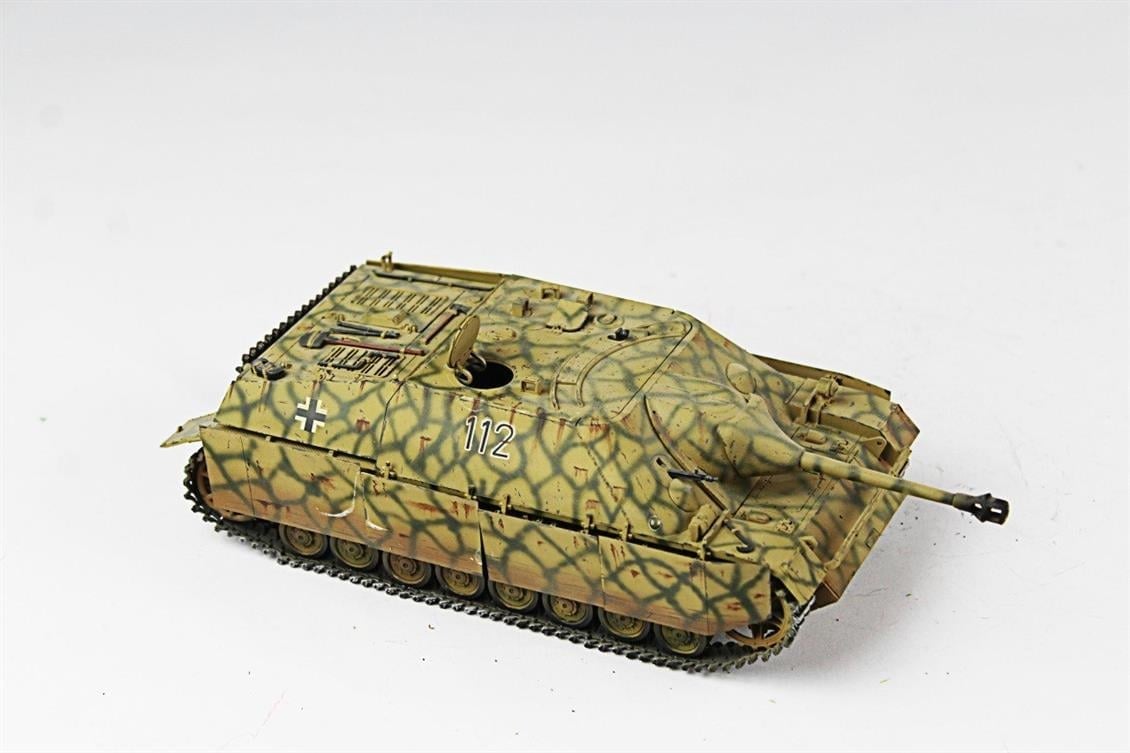 QD264 1/35 Jagdpanzer IV, Italeri, Sergilemeye Hazır Plastik Tank Modeli