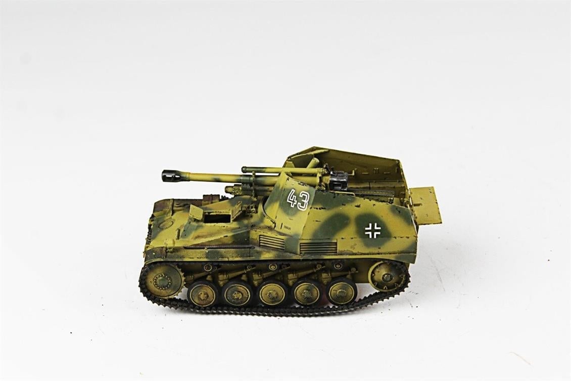 QD265 1/35 Marder, Tamiya, Sergilemeye Hazır Plastik Tank Modeli