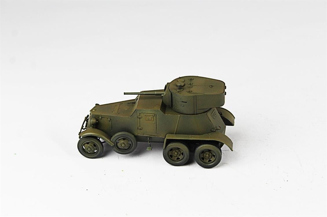 QD268 1/35 BA-6, Zvezda, Sergilemeye Hazır Plastik Tank Modeli