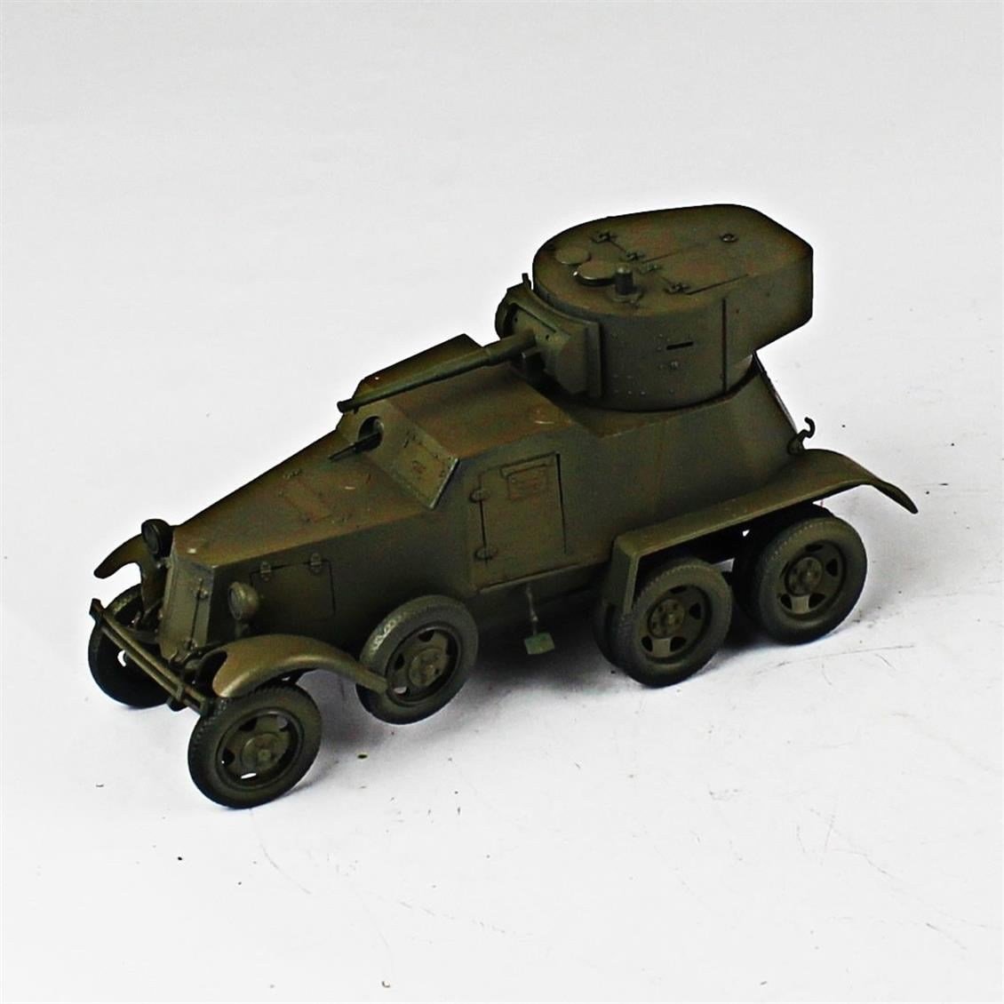 QD268 1/35 BA-6, Zvezda, Sergilemeye Hazır Plastik Tank Modeli