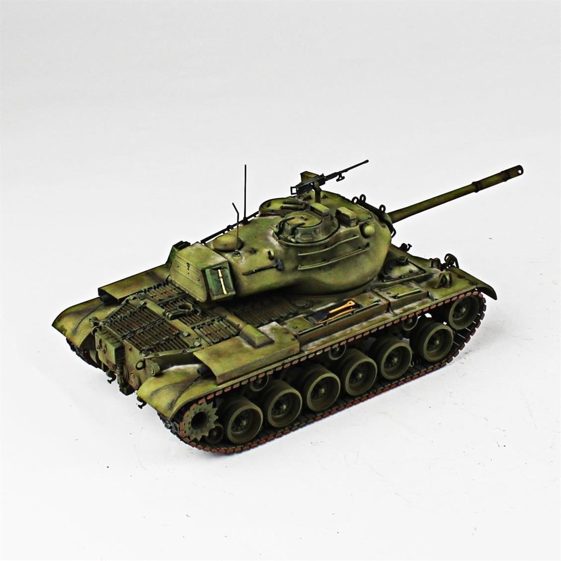 QD270 1/35 M47 Patton, Italeri, Sergilemeye Hazır Plastik Tank Modeli
