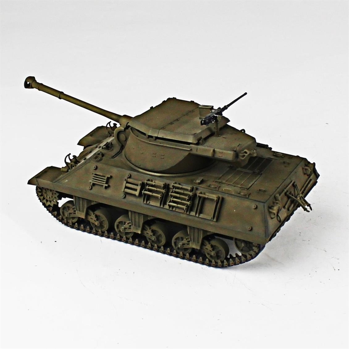 QD271 1/35 M36 Jackson, Academy, Sergilemeye Hazır Plastik Tank Modeli