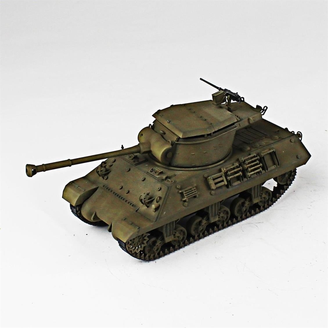 QD271 1/35 M36 Jackson, Academy, Sergilemeye Hazır Plastik Tank Modeli