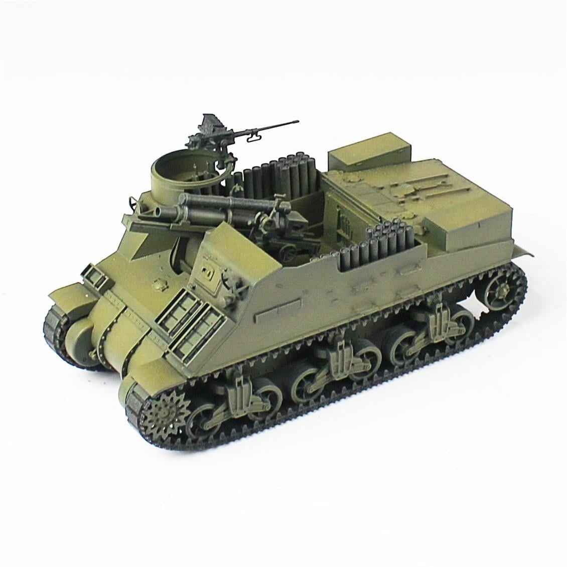 QD272 1/35 M7 Priest, Italeri, Sergilemeye Hazır Plastik Tank Modeli