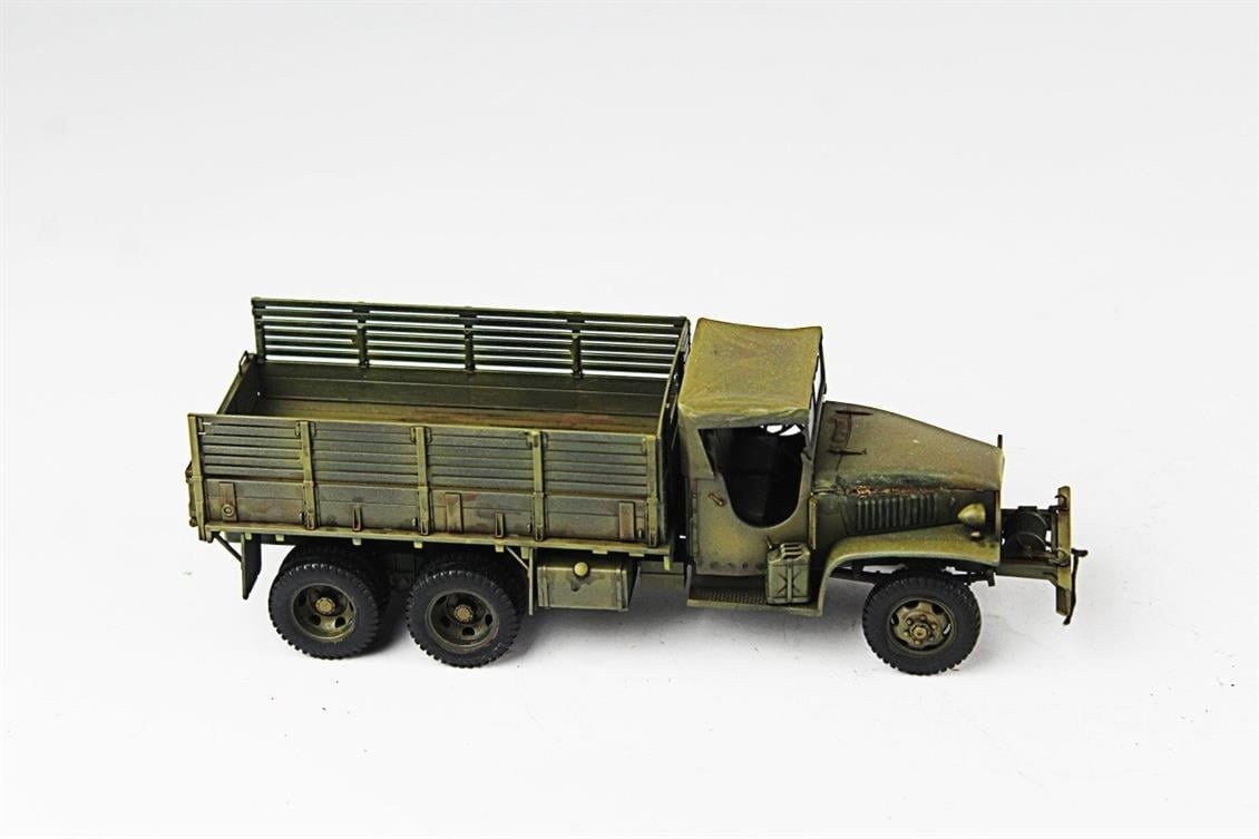 QD273 1/35 6X6 GMC Kamyon,  Italeri, Sergilemeye Hazır Plastik Tank Modeli