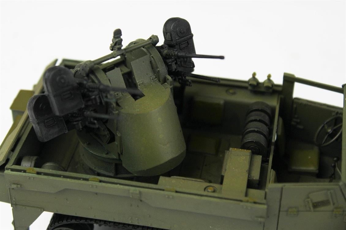 QD274 1/35 M16 Halftrack, Dragon, Sergilemeye Hazır Plastik Tank Modeli