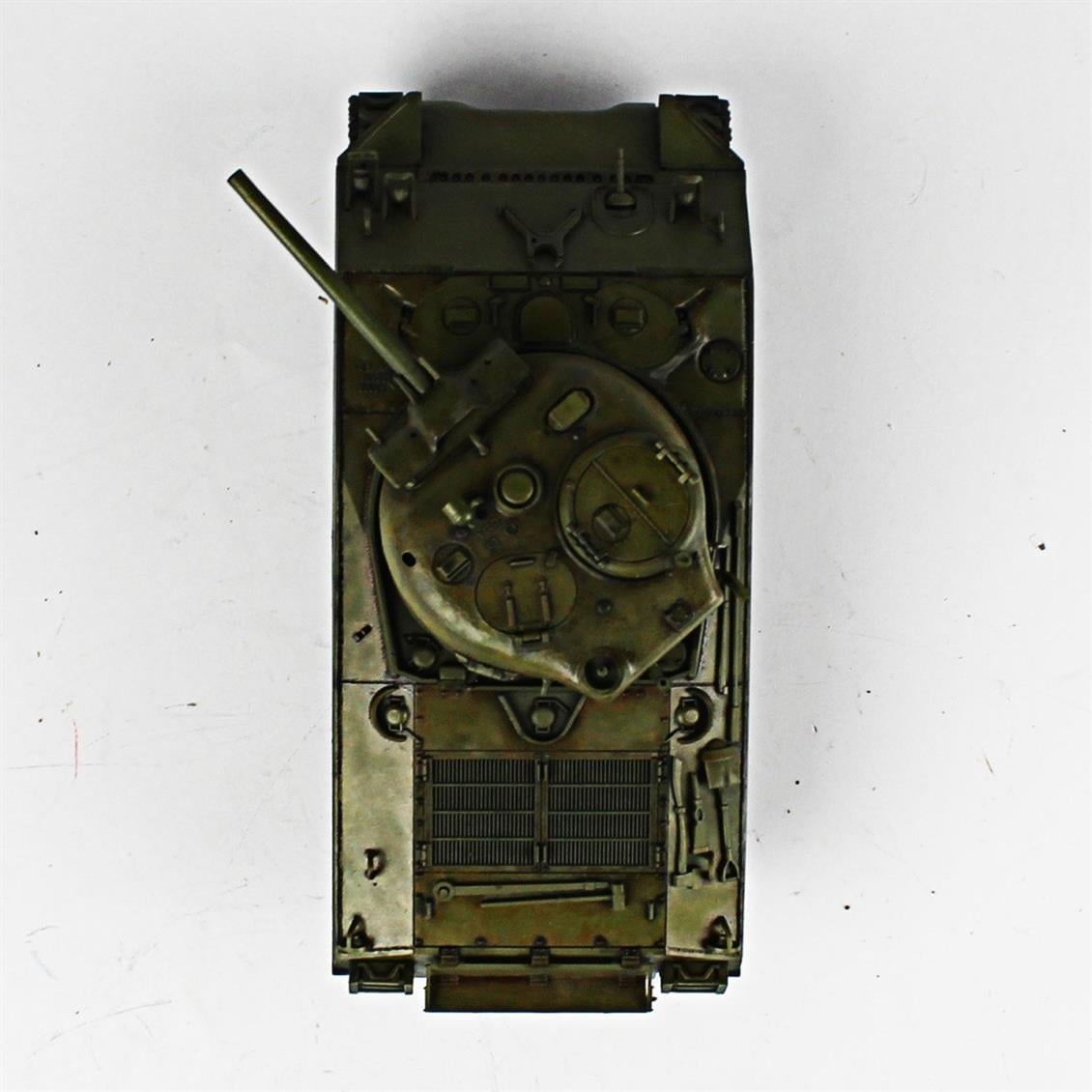 QD277 1/35 M4 Sherman, Tamiya, Sergilemeye Hazır Plastik Tank Modeli