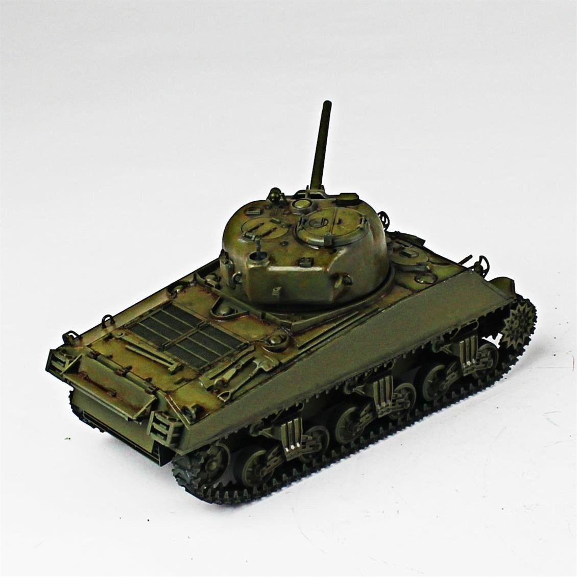 QD277 1/35 M4 Sherman, Tamiya, Sergilemeye Hazır Plastik Tank Modeli