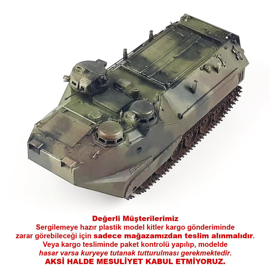 QD280 1/35 Amfibik Carrier, Hobbyboss, Sergilemeye Hazır Plastik Tank Modeli