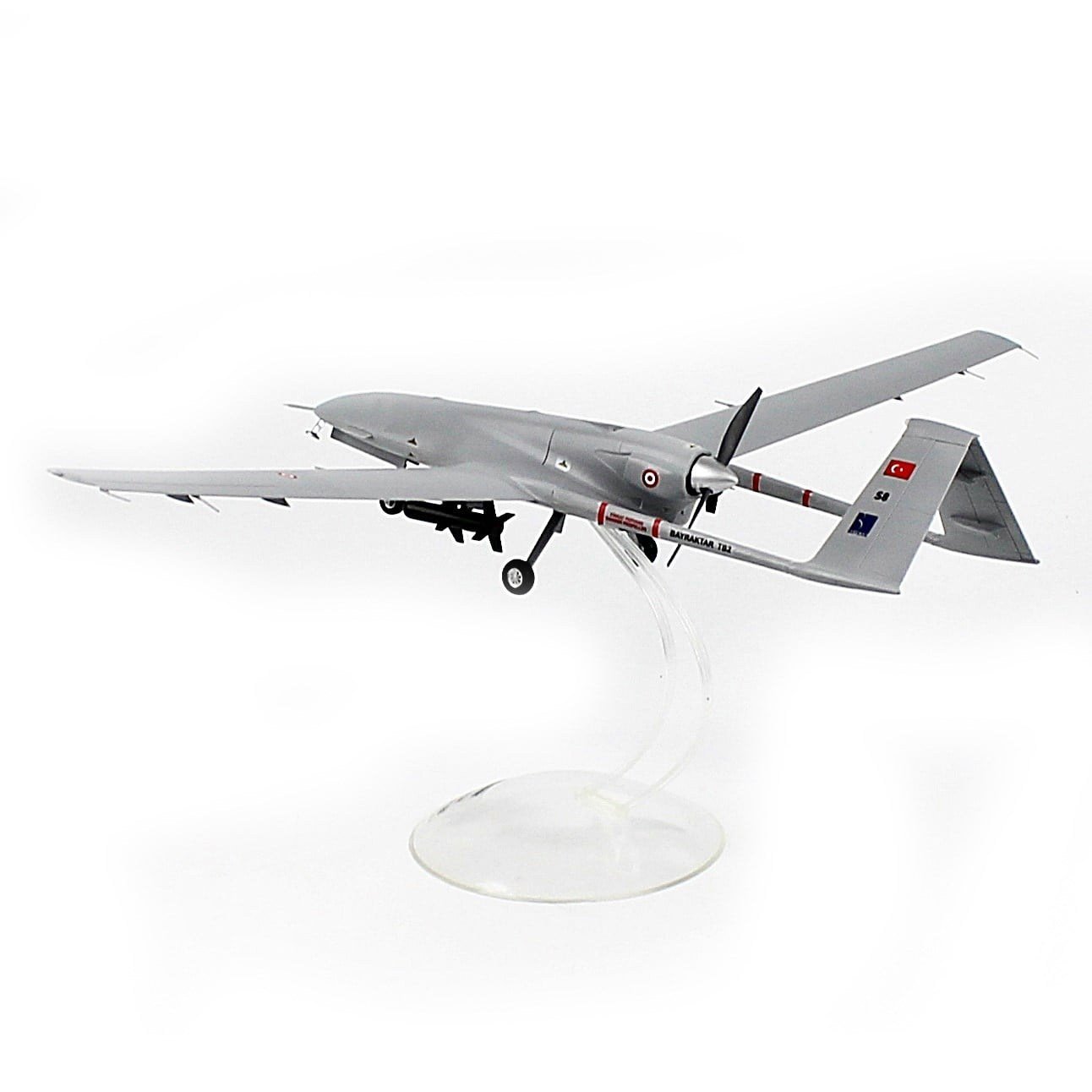 QD603 1/24 Ölçek, Bayraktar TB-2,Sergilemeye Hazır Model Uçak