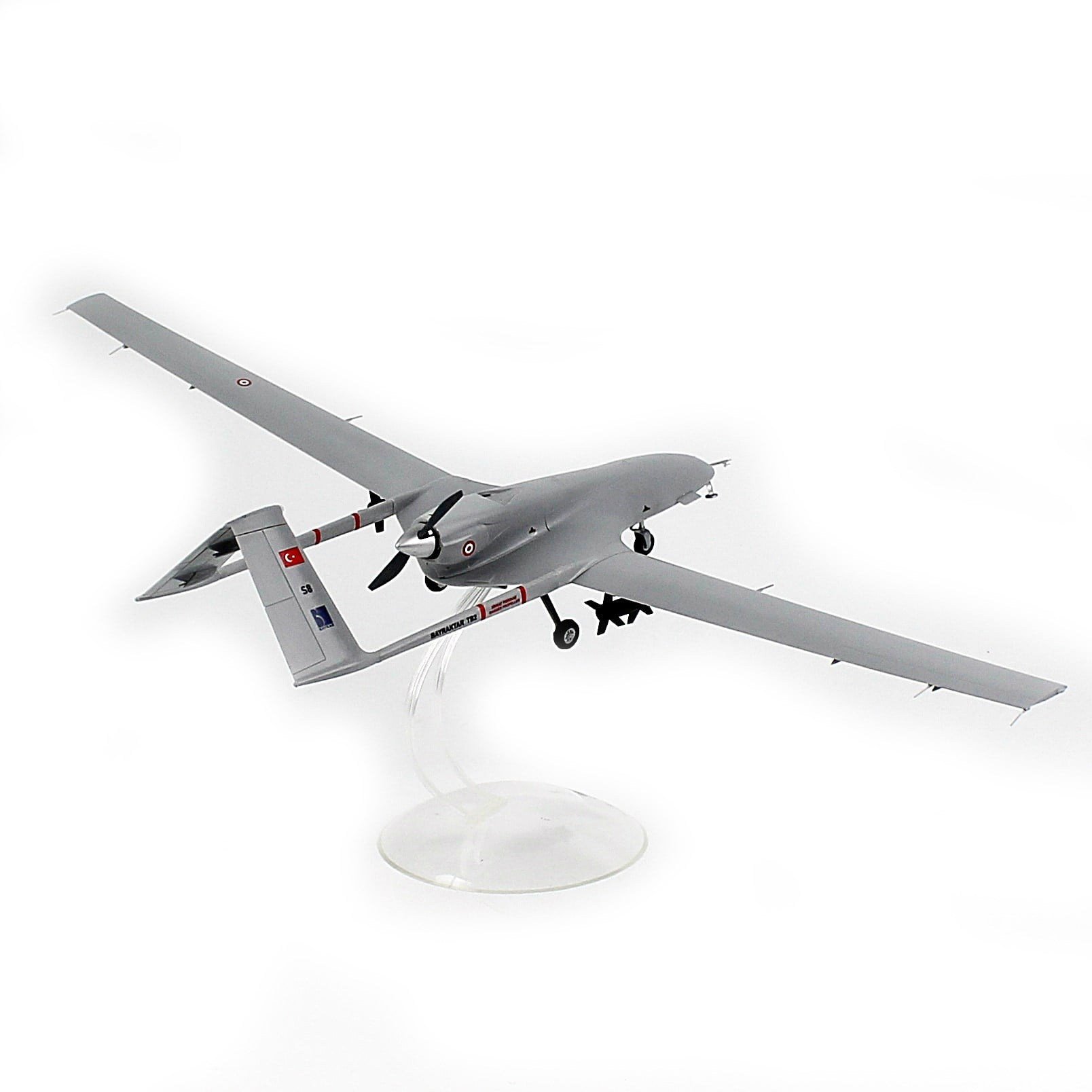 QD603 1/24 Ölçek, Bayraktar TB-2,Sergilemeye Hazır Model Uçak
