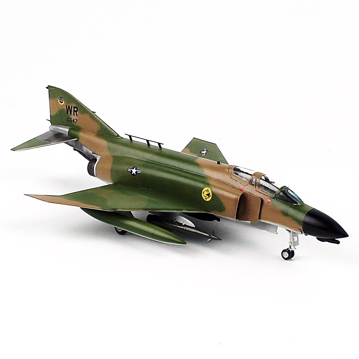 QD604 1/72 Ölçek, F-4C Early Vietnam, Sergilemeye Hazır Savaş Uçağı Modeli
