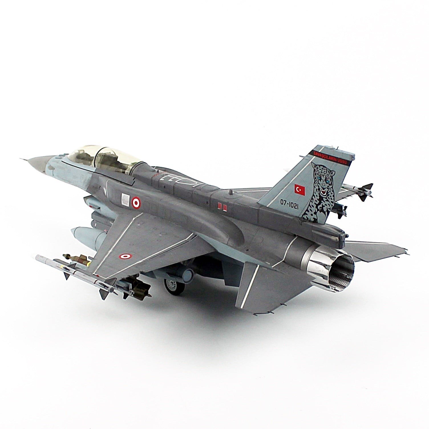 QD605 1/32 Ölçek, F-16D Savaşan Şahin, Pars 181. Filo, Sergilemeye Hazır Plastik Uçak Modeli