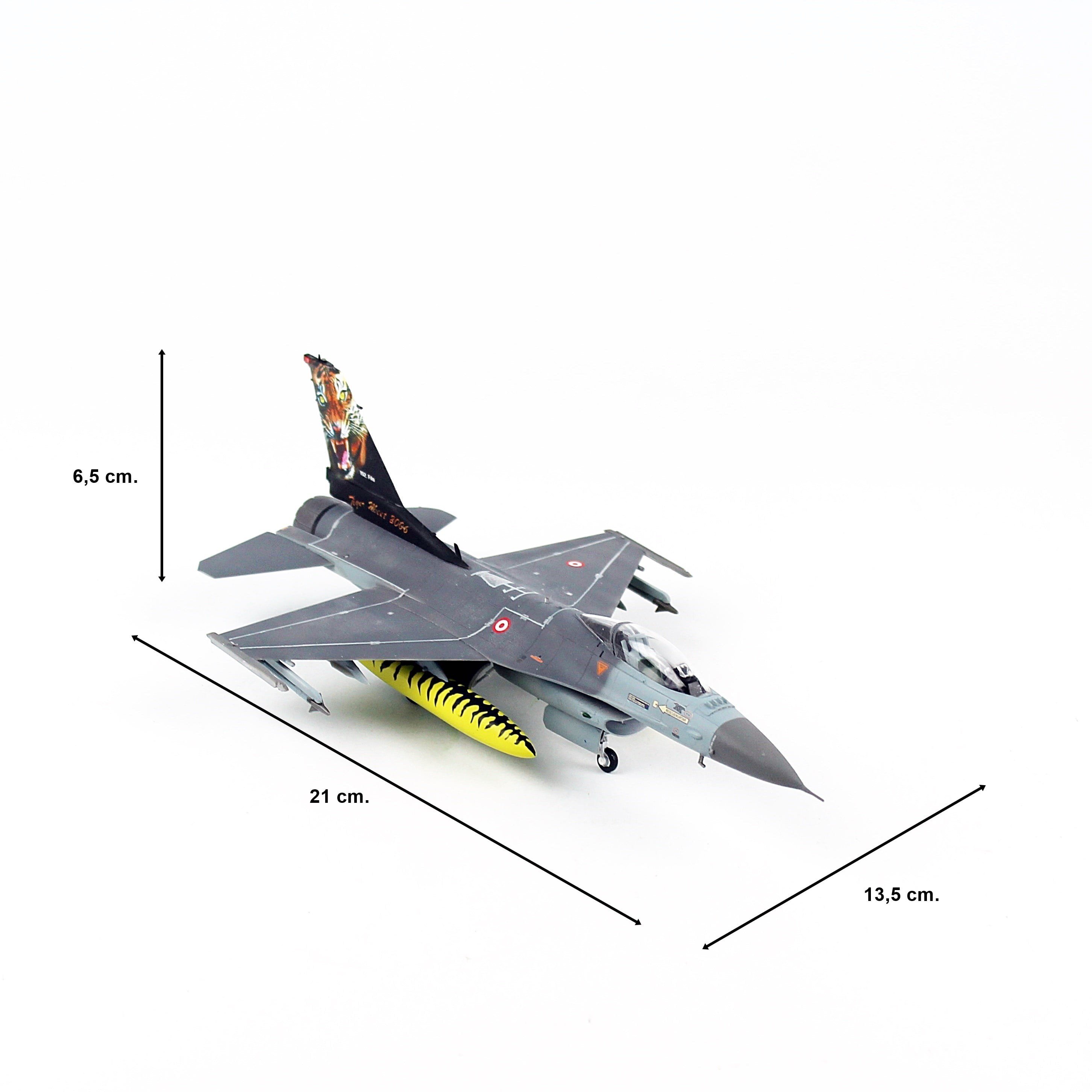 QD608 1/72 Ölçek, F-16C B-50 Savaşan Şahin, 192 Kaplan Filo, Tiger Meet 2006, Sergilemeye Hazır Model Uçak