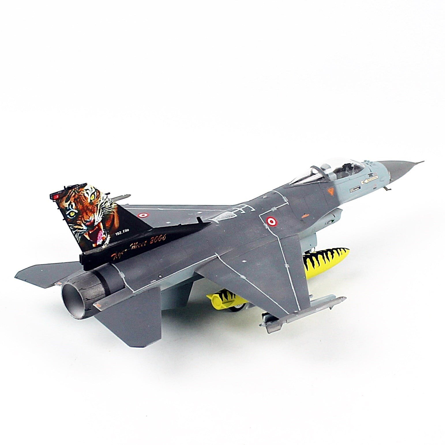 QD608 1/72 Ölçek, F-16C B-50 Savaşan Şahin, 192 Kaplan Filo, Tiger Meet 2006, Sergilemeye Hazır Model Uçak