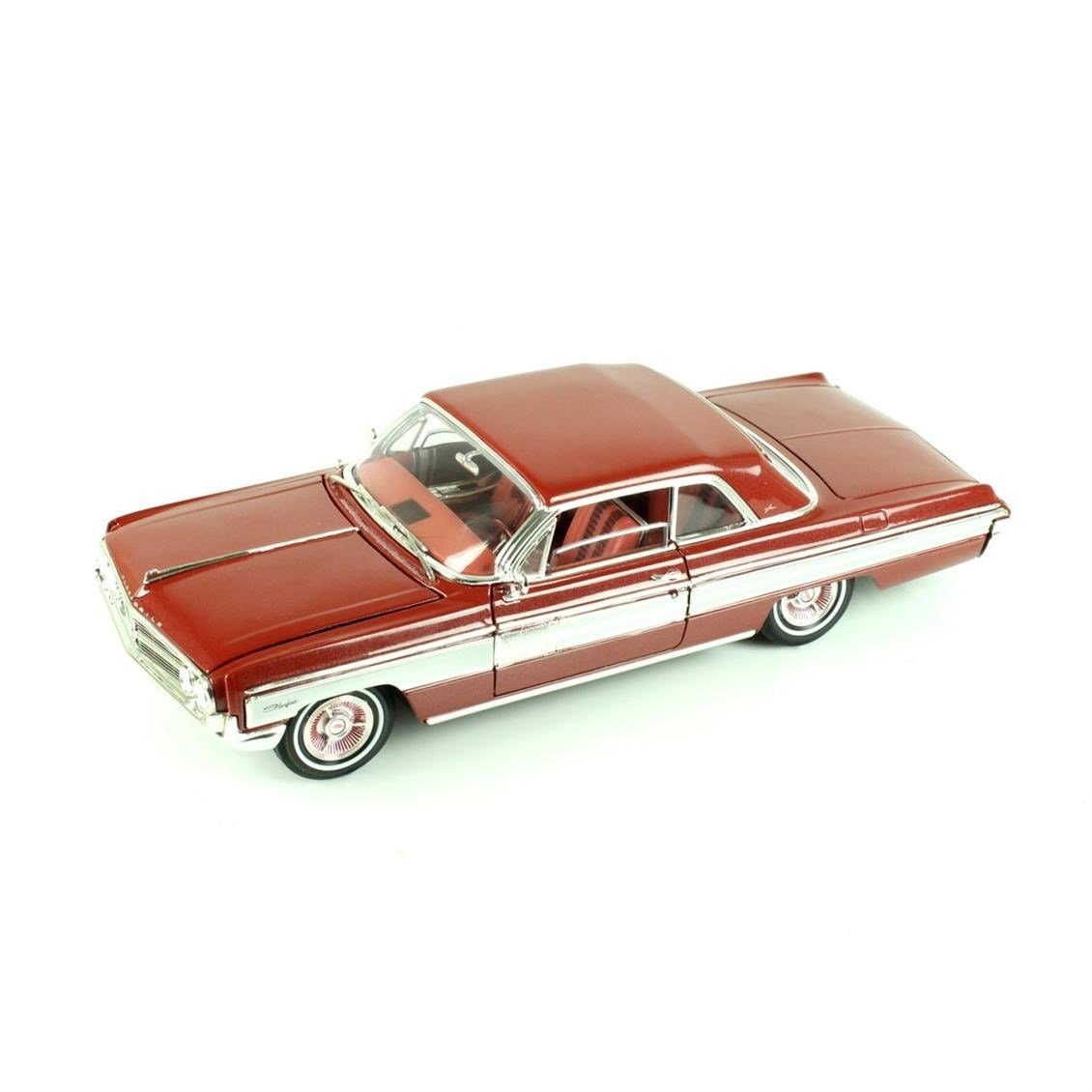 Road Signature 20208 1/18 Ölçek, 1962 Oldsmobile Starfire, Carnet, Sergilemeye Hazır Metal Araba Modeli