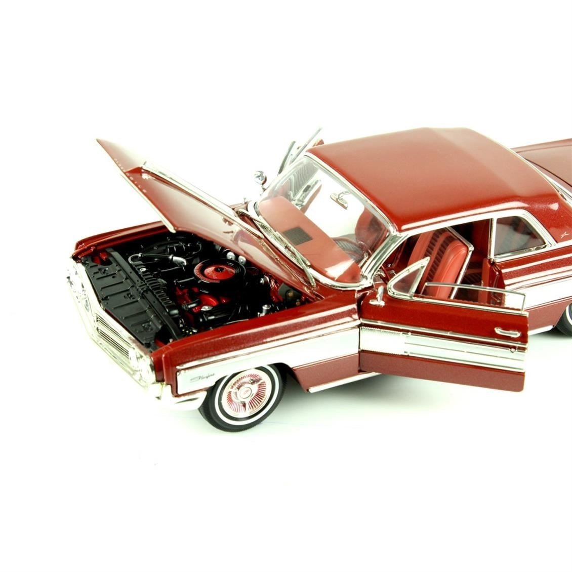 Road Signature 20208 1/18 Ölçek, 1962 Oldsmobile Starfire, Carnet, Sergilemeye Hazır Metal Araba Modeli