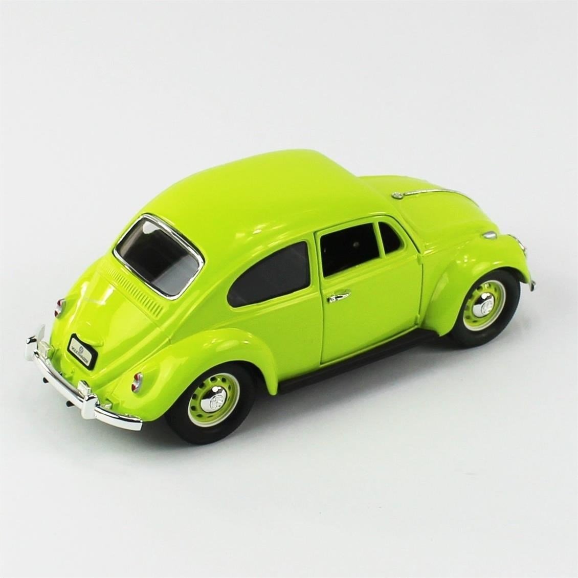 Road Signature 24202 1/24 Ölçek, 1967 Volkswagen Beetle, Green, Sergilemeye Hazır Metal Araba Modeli