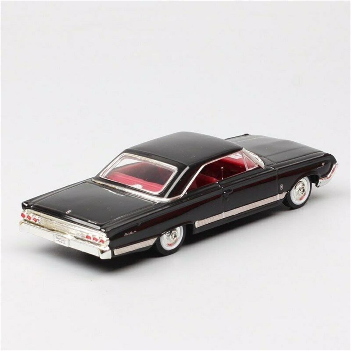Road Signature 92568 1/18 Ölçek, 1964 Mercury Marauder, Black, Sergilemeye Hazır Metal Araba Modeli