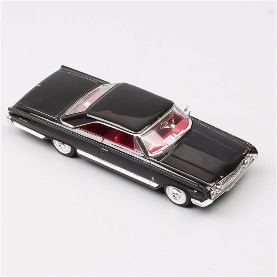 Road Signature 92568 1/18 Ölçek, 1964 Mercury Marauder, Black, Sergilemeye Hazır Metal Araba Modeli