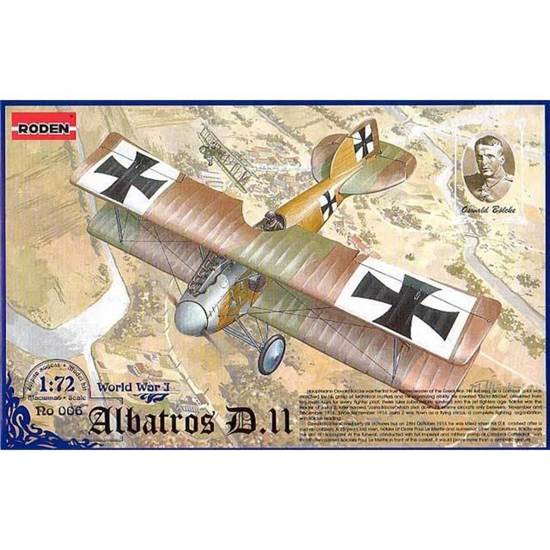 Roden 006 1/72 Ölçek, Albatros D.II