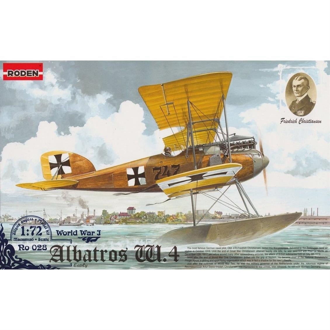 Roden 028 1/72 Ölçek, Albatros W.IV early