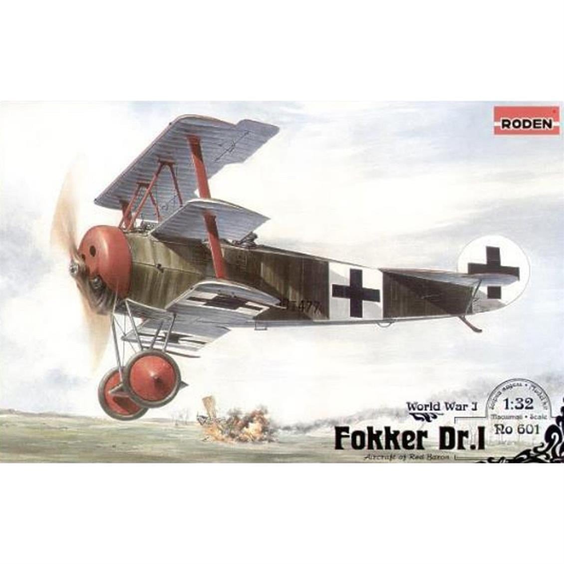 Roden 601 1/32 Ölçek, Fokker Dr.I