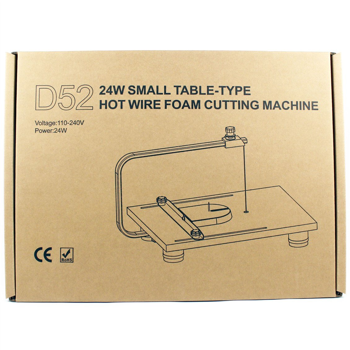 Rongter D52 Sıcak Telli Strafor Kesme Tezgahı, Sıcaklık Ayarlı, 24 Watt/ 220 Volt
