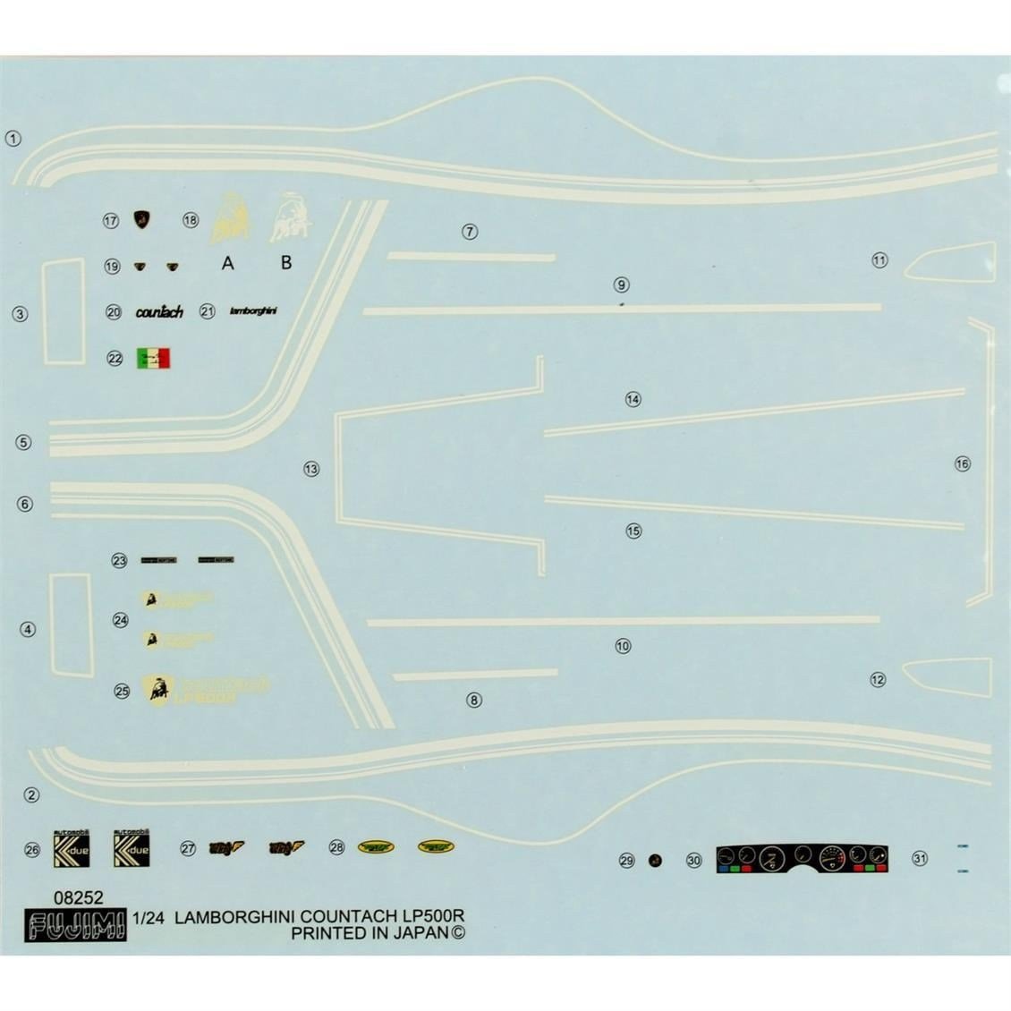 RS-39 1/24 LAMBORGHİNİ COUNTACH LP500R