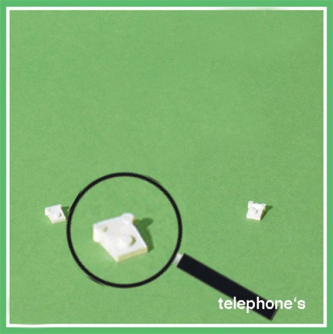 Schulcz 572303 1/25 Ölçek, Telefon -Beyaz -2 Adet