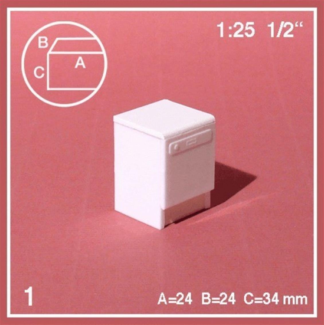 Schulcz 578114 1/25 Ölçek, Bulaşık Makinesi -Beyaz